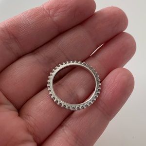 Sterling Silver Infinity Cubic Zirconia Ring